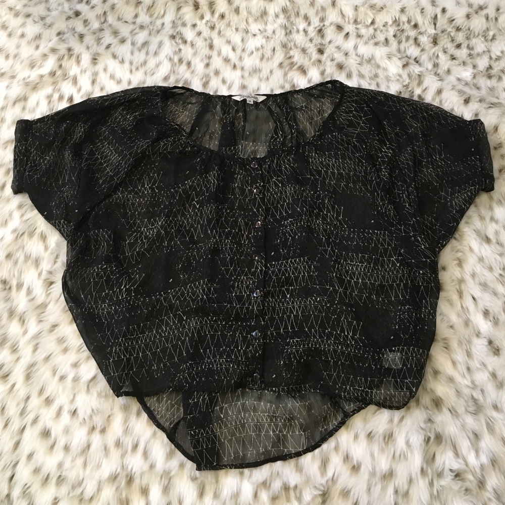 Tramp Hi-Lo blouse